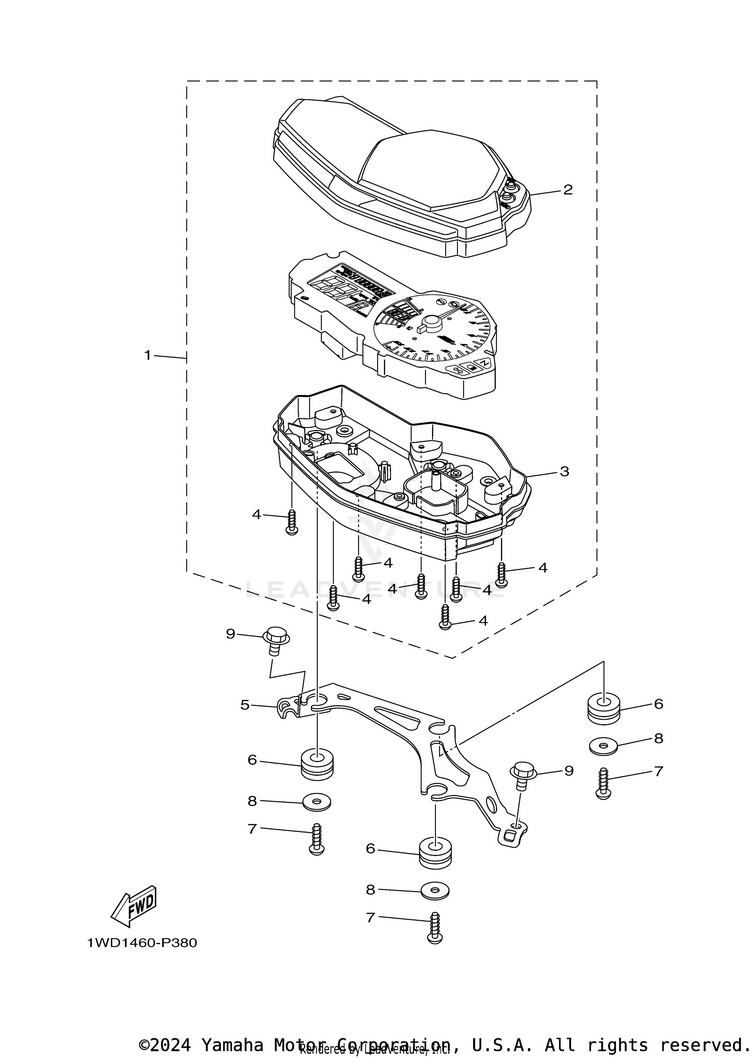 Meter R3 - YZFR3HB - 2017 Schematic