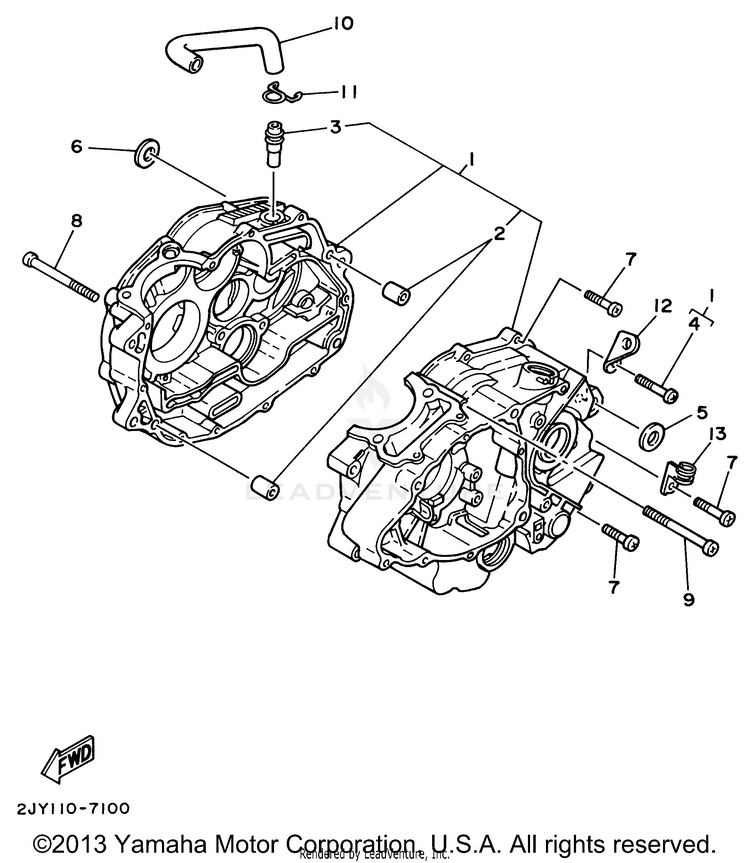 Crankcase Schematic