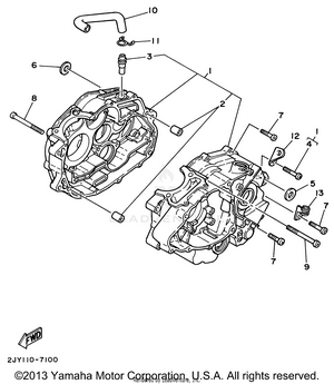 Crankcase Schematic
