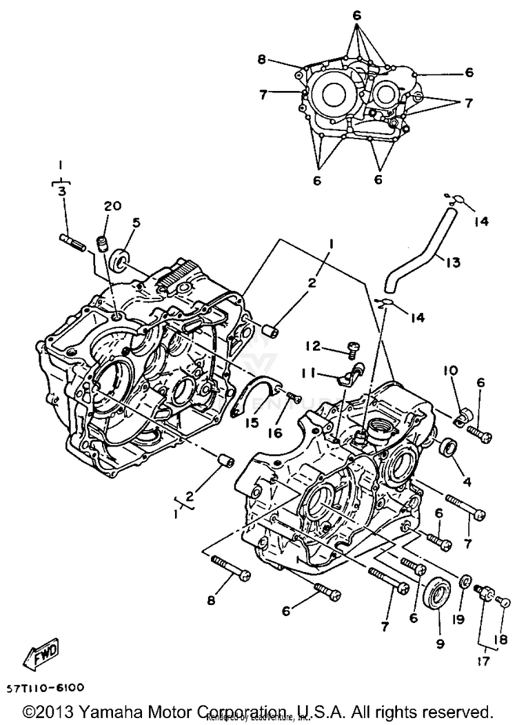 Crankcase Schematic