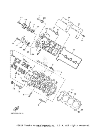 Cylinder Head Schematic