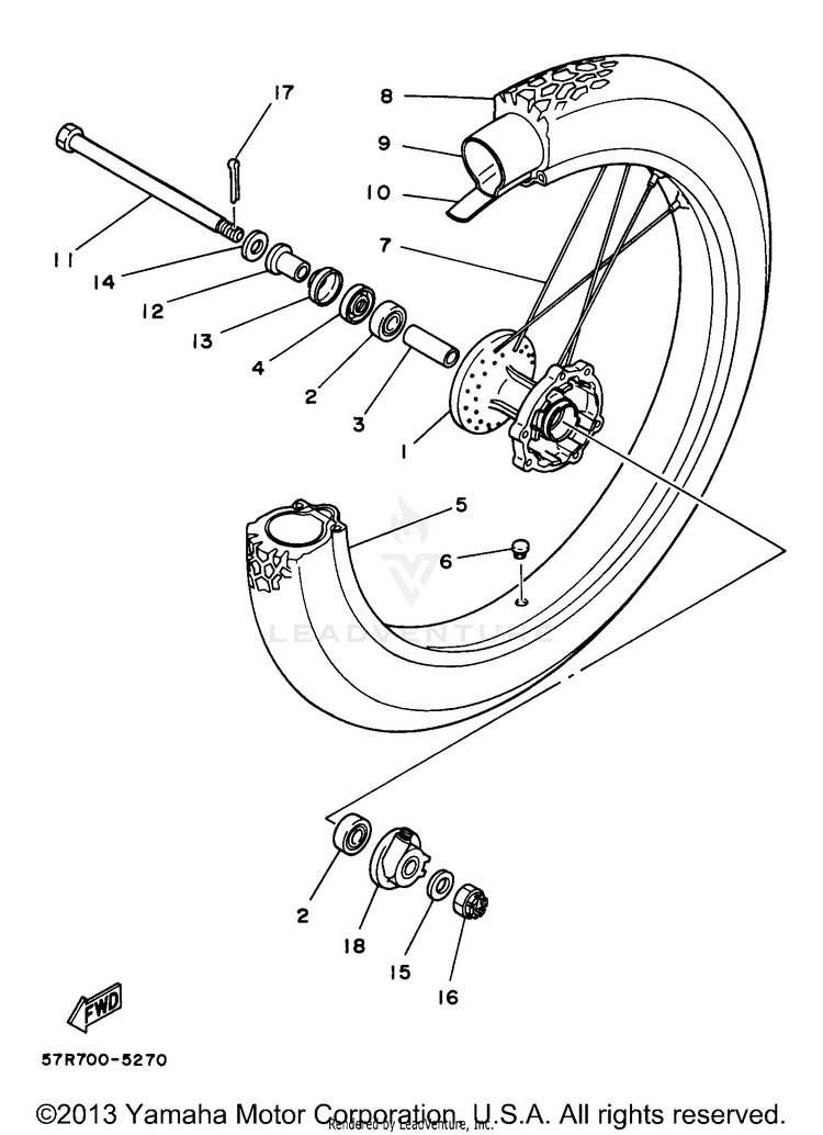 Front Wheel Schematic