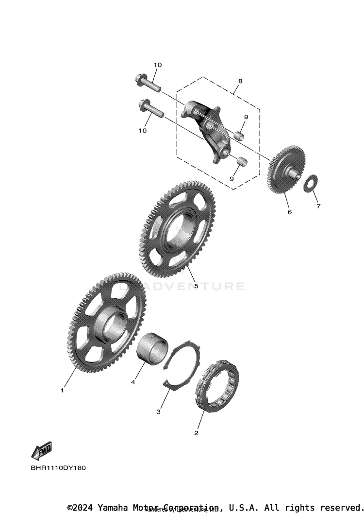 Starter Clutch Schematic