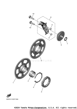 Starter Clutch Schematic
