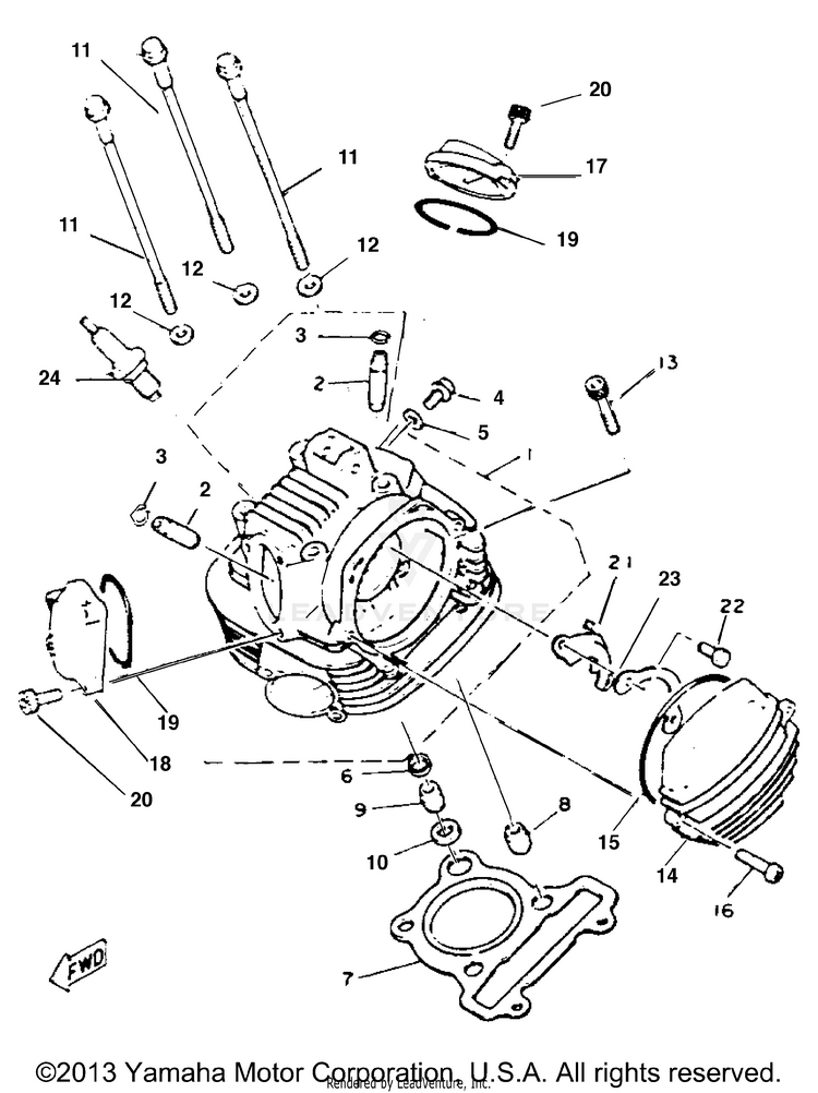 Cylinder Head Schematic