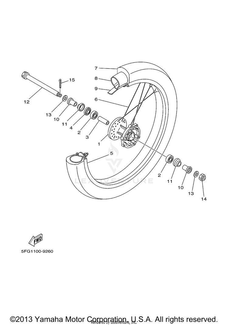 Front Wheel Schematic