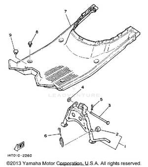 Stand - Footrest Schematic