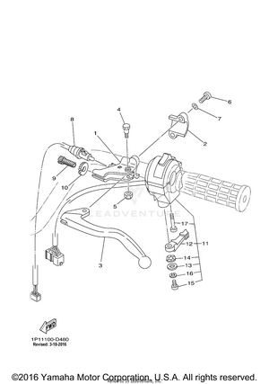 Handle Switch Lever Schematic
