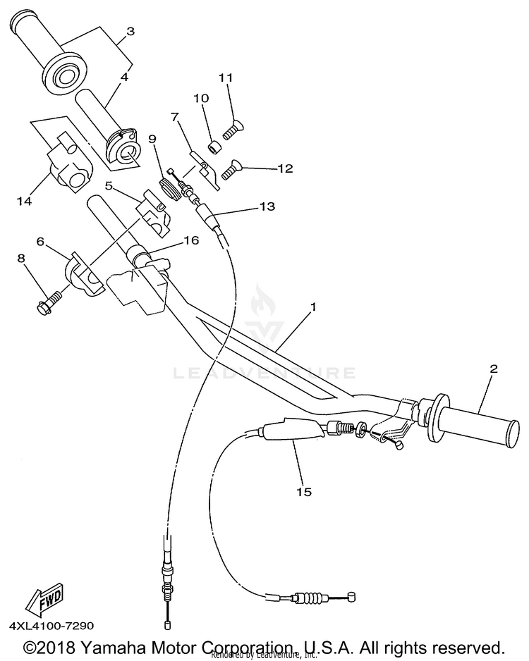 Steering Handle Cable Schematic