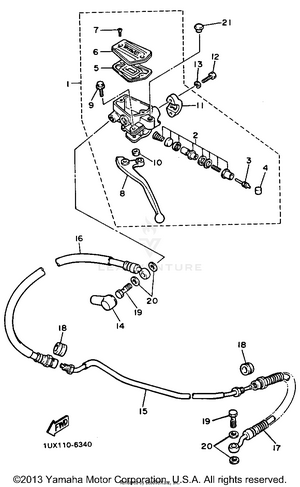 Front Master Cylinder 2 Schematic
