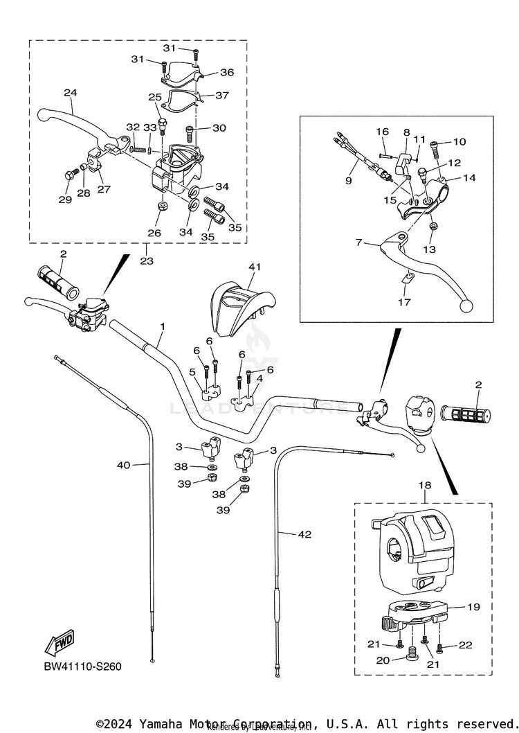 Steering Handle Cable Schematic
