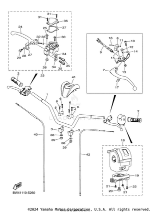 Steering Handle Cable Schematic