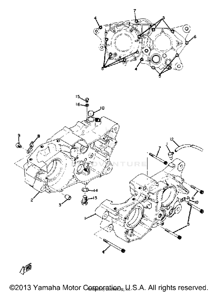 Crankcase Schematic