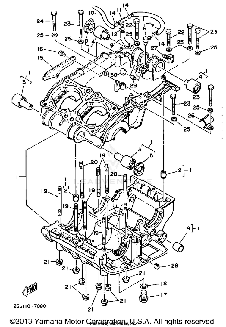 Crankcase Schematic