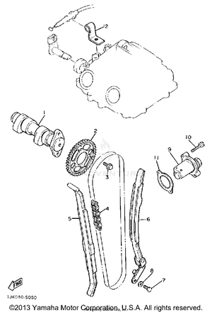 Camshaft - Chain Schematic