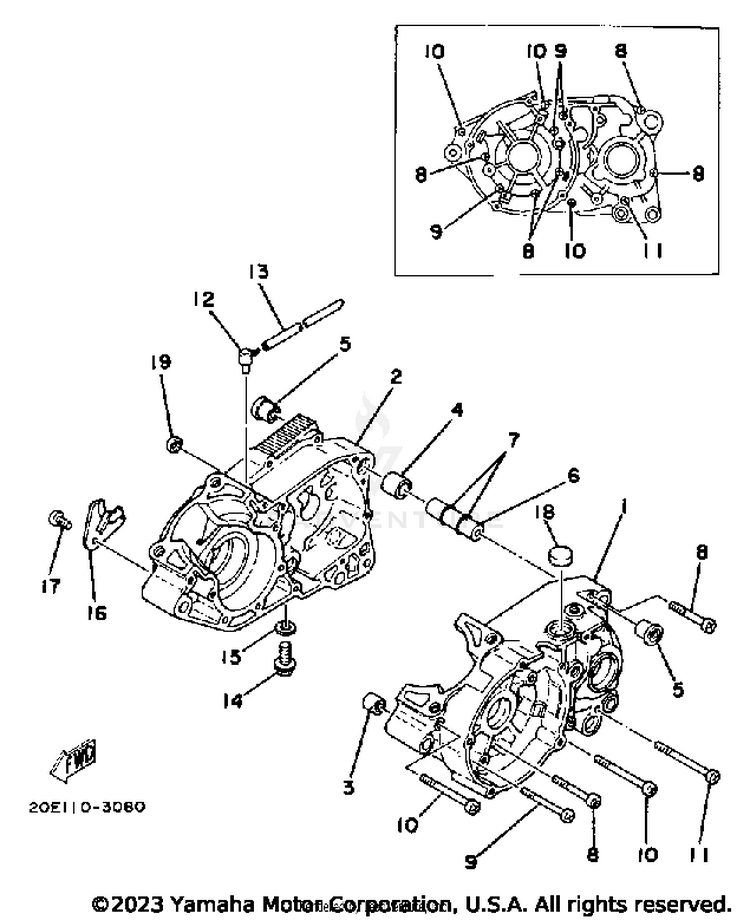 Crankcase Schematic