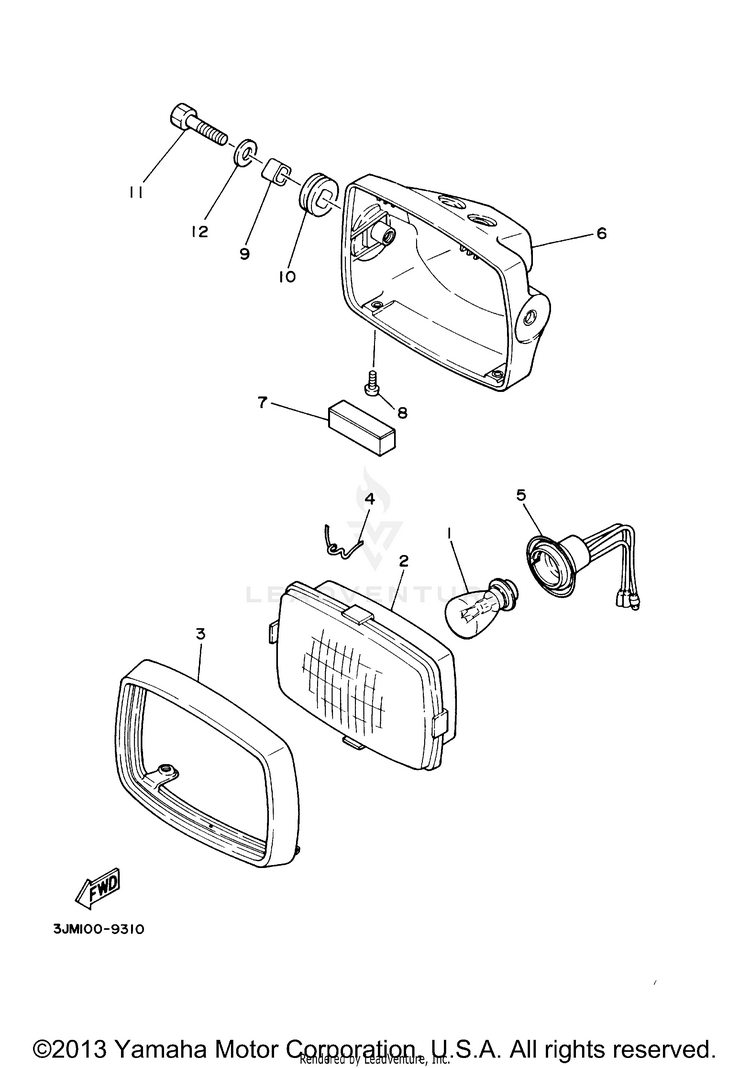 Headlight Schematic