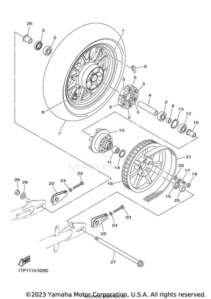 Rear Wheel Schematic