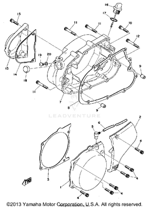 Crankcase Cover Schematic