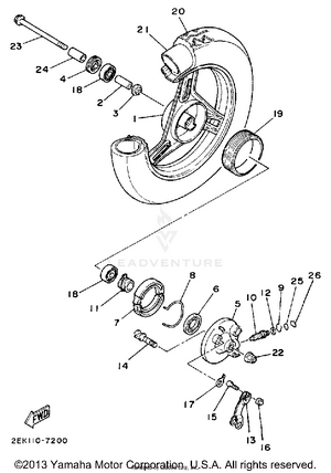 Front Wheel Schematic