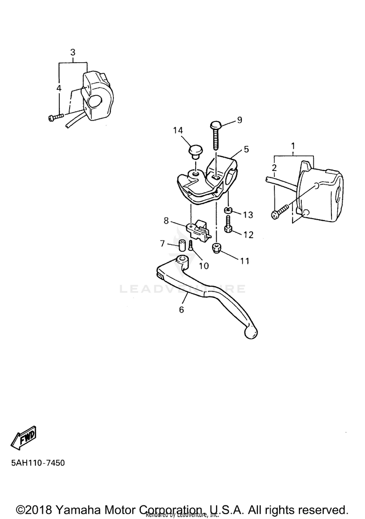 Handle Switch Lever Schematic