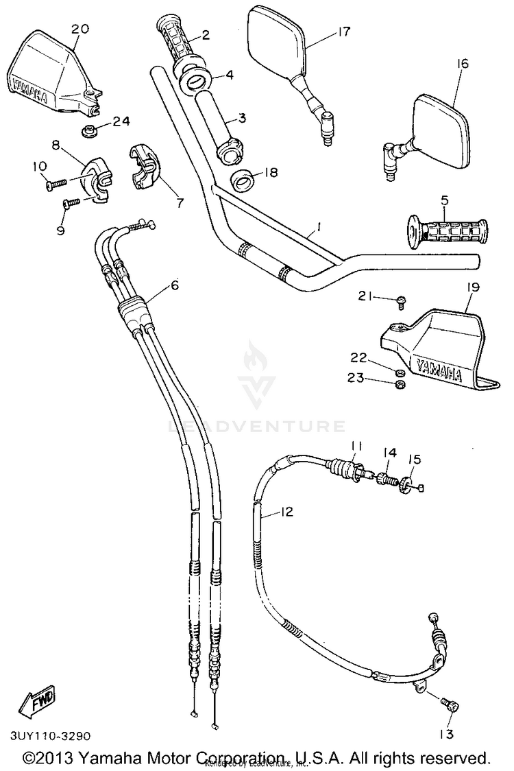 Steering Handle Cable Schematic