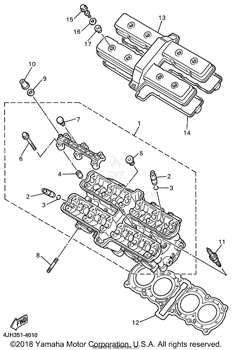 Cylinder Head Schematic