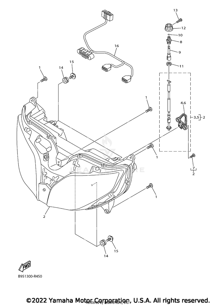 Headlight Schematic
