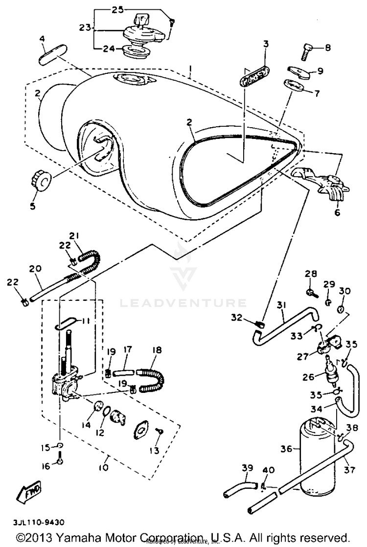 Fuel Tank California Schematic