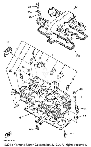 Cylinder Head Schematic