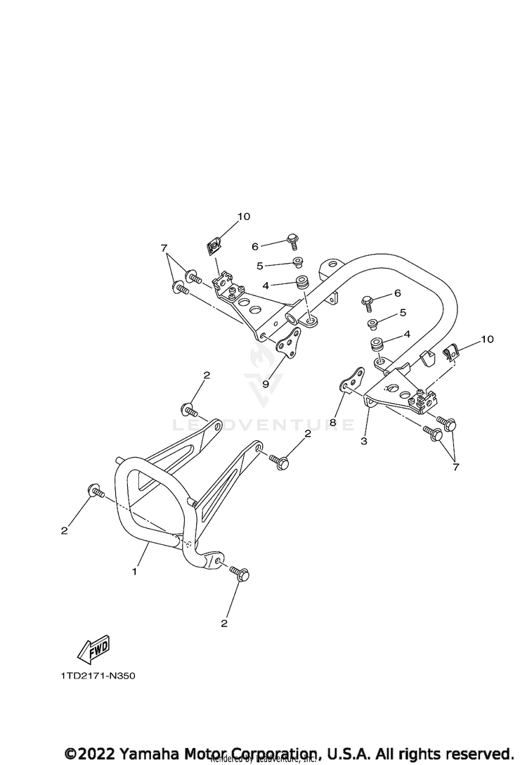 Guard YFZ450R SE - YFZ45YSSNB - 2022 Schematic