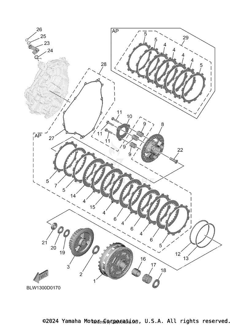 Clutch MT07 - MT07TCB - 2026 Schematic