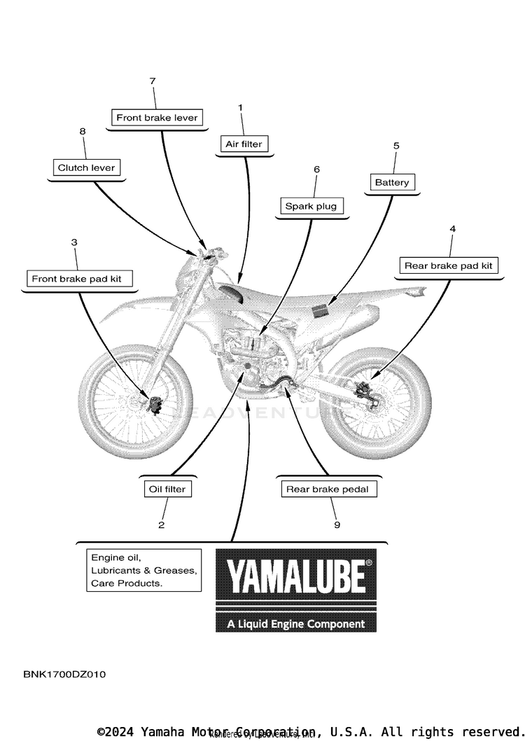 2 Scheduled Service Parts Schematic
