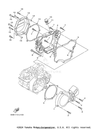 Crankcase Cover Schematic