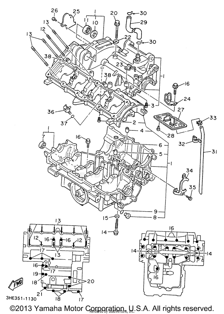 Crankcase Schematic