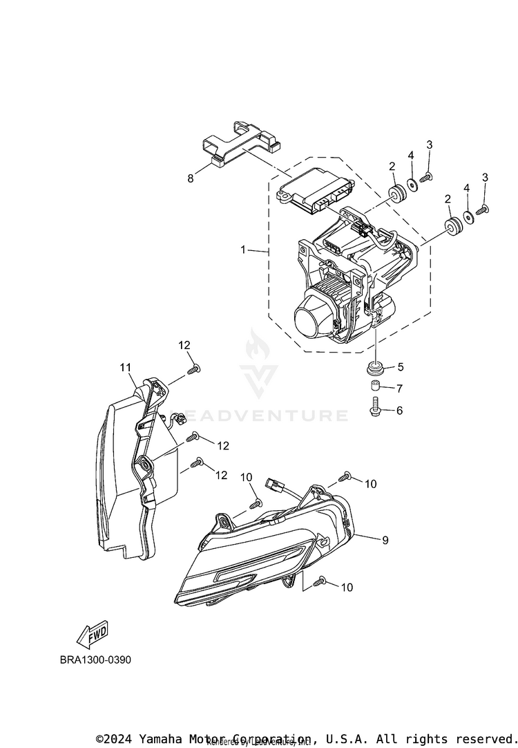 Headlight Schematic