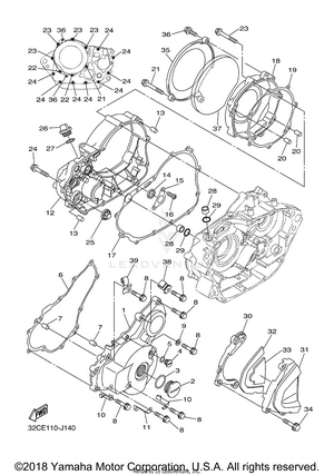 Crankcase Cover 1 Schematic