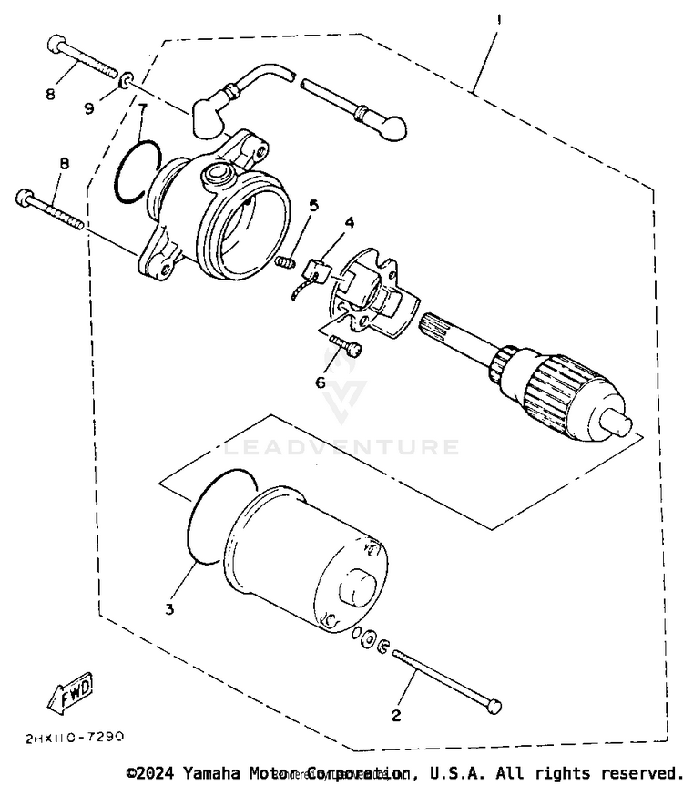 Starting Motor Schematic