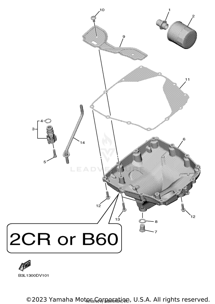 Oil Cleaner YZFR1 - YZFR1LCB - 2020 Schematic