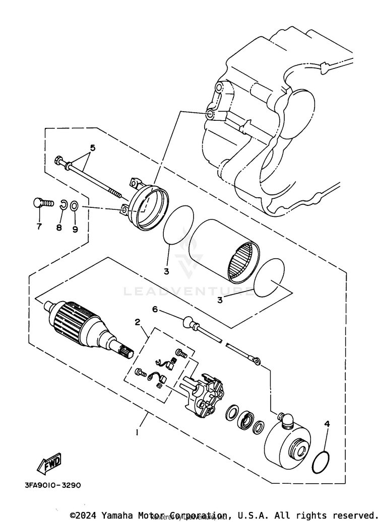 Starting Motor Schematic