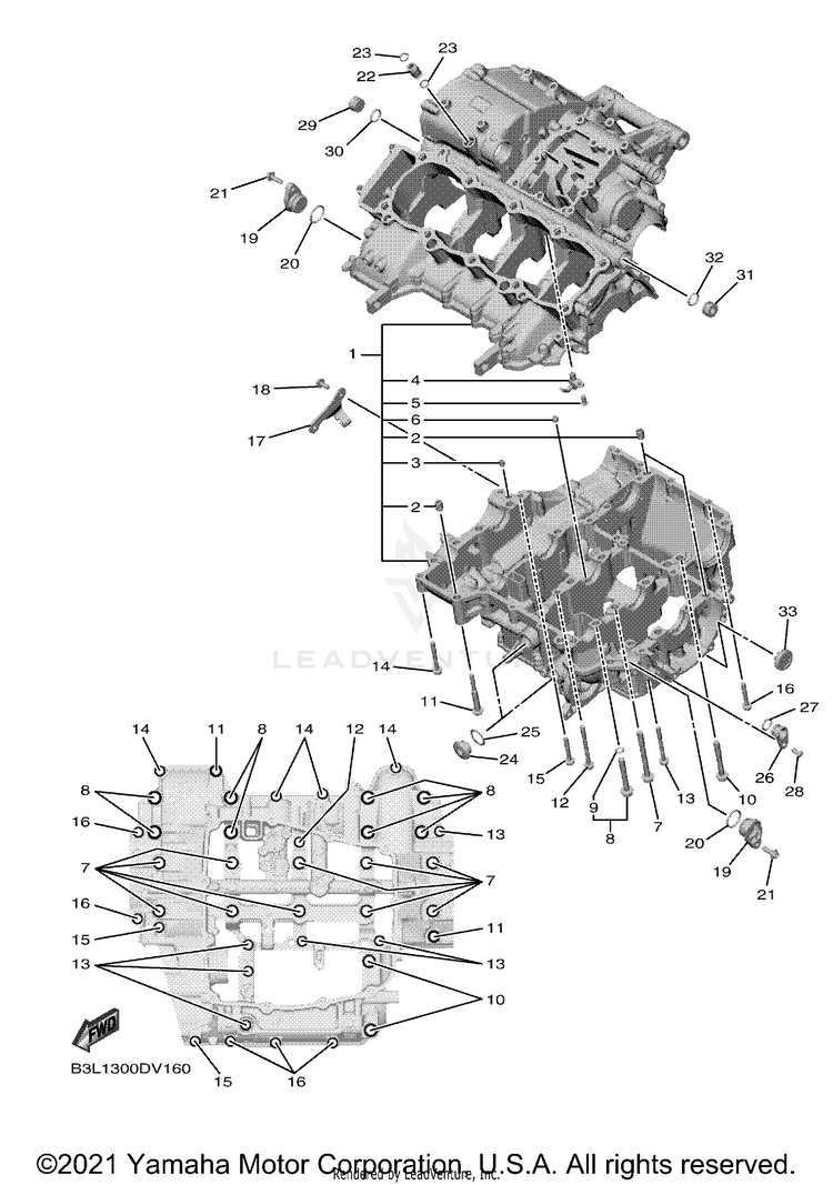 Crankcase Schematic
