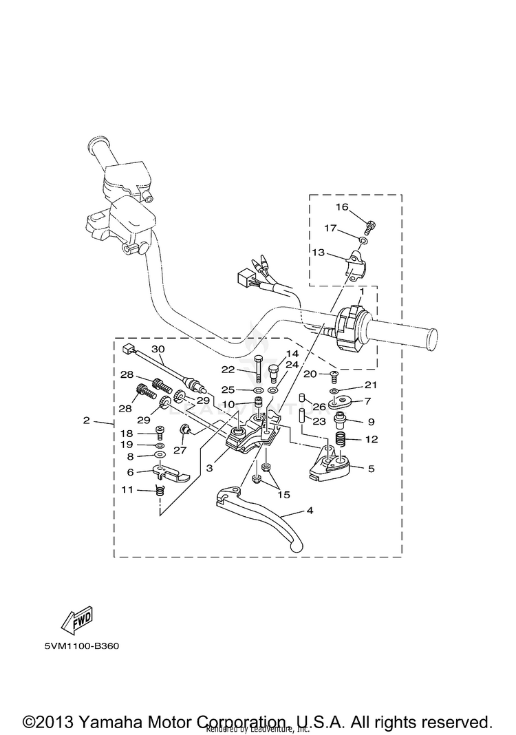 Handle Switch Lever Schematic