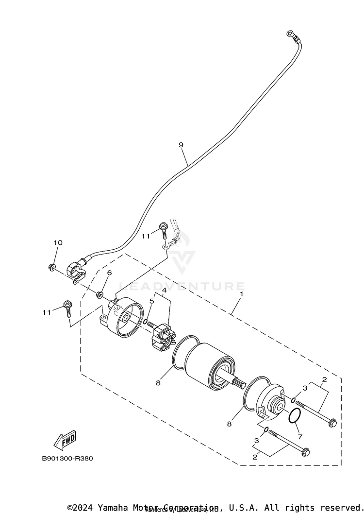 Starting Motor Schematic