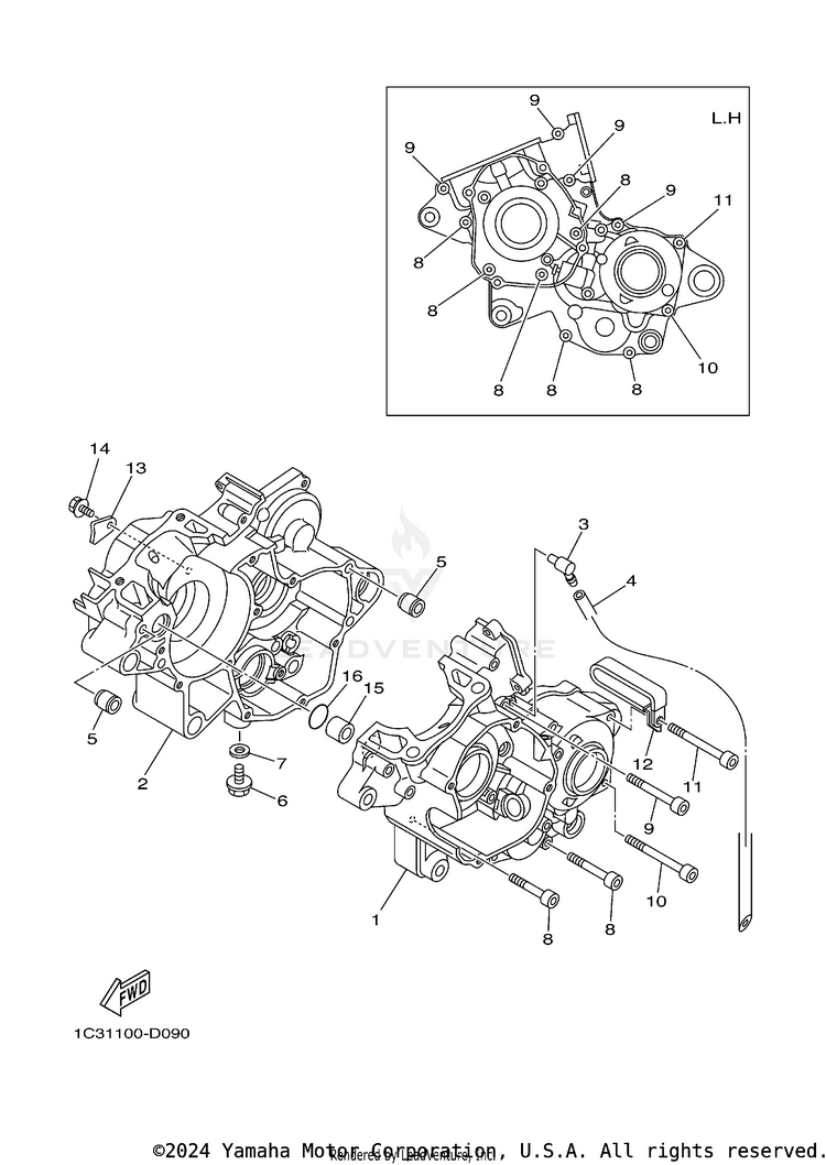 Crankcase Schematic