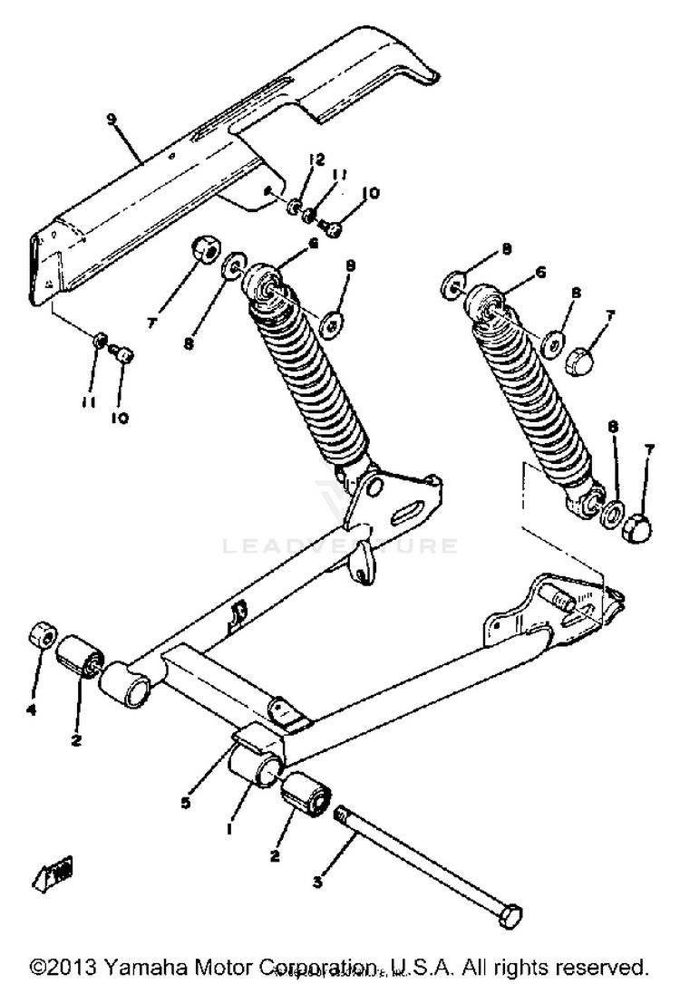 Rear Arm-Rear Cushion Schematic