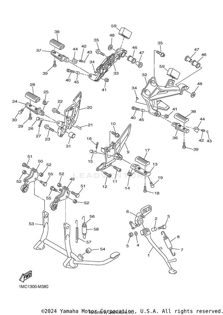 Stand Footrest Schematic