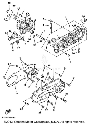 Crankcase Schematic