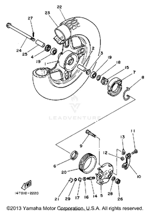 Front Wheel Schematic