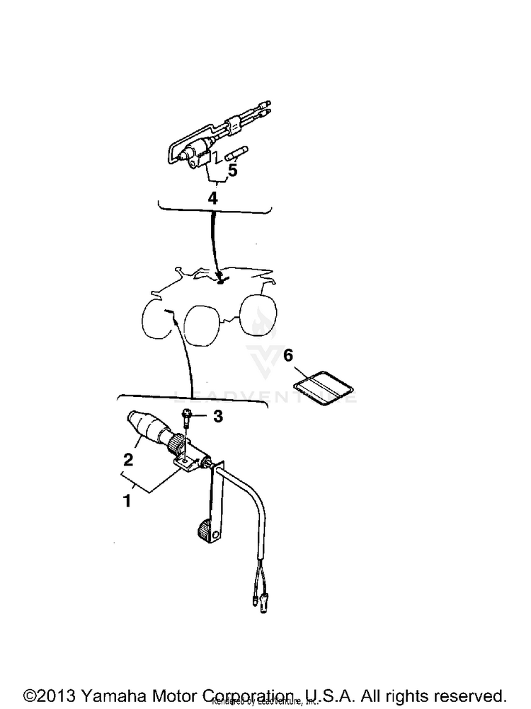 Electrical 2 (Alternate Parts) BIG BEAR - YFM350FWB_MNH - 1991 Schematic