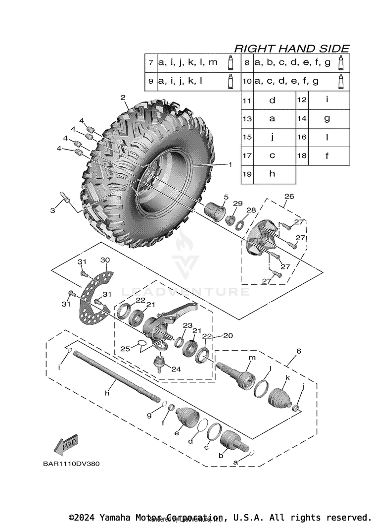Front Wheel 2 Schematic
